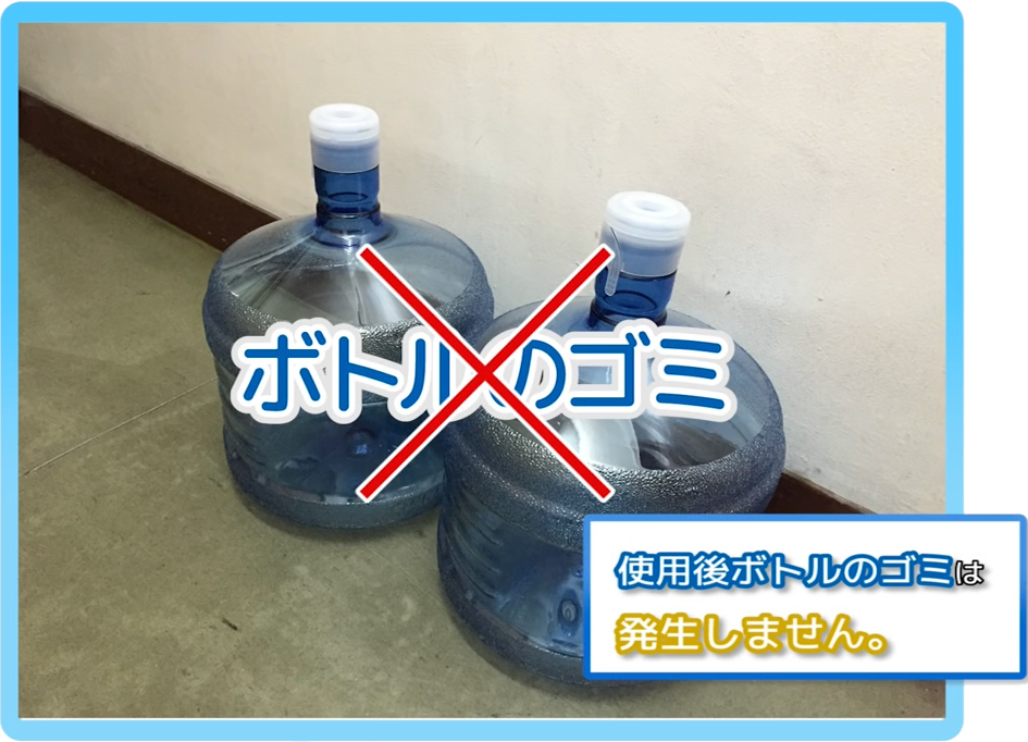 ボトルのゴミ｜大阪のAquaBank（アクアバンク）代理店｜株式会社ウィズメディカルサービス